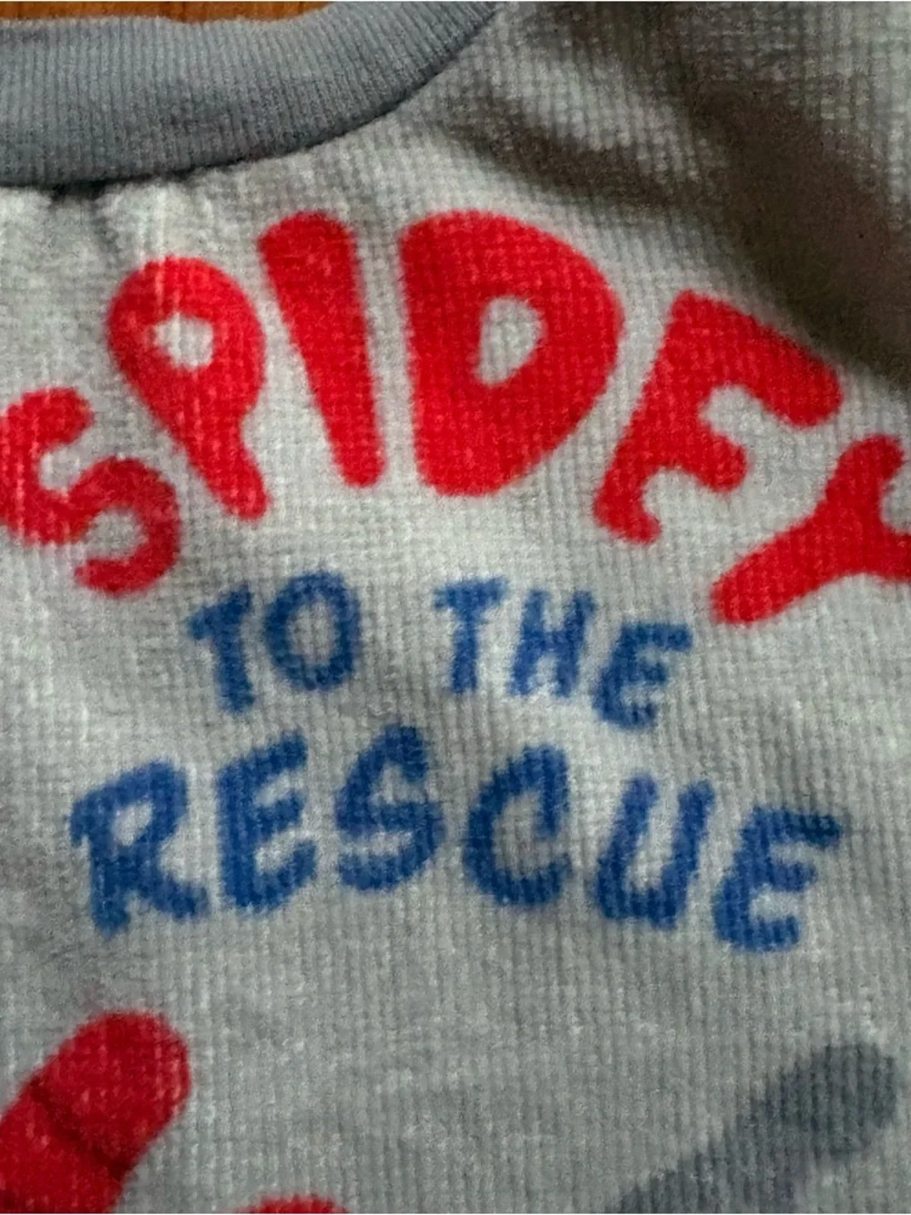 Marvel Red and Blue Spidey To The Rescue Kids Bib